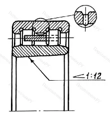 Подшипник  4162956 размер 280x380x100 от производителя  ГПЗ-18