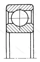Модификация подшипника 6-7710815 размер 75x95x8