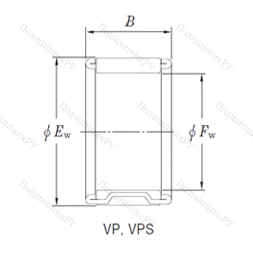 Подшипник игольчатый радиальный VP 42/30