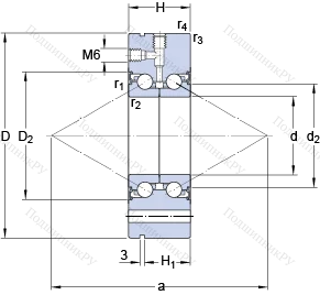 Подшипник BEAM 035090 C-2RSH