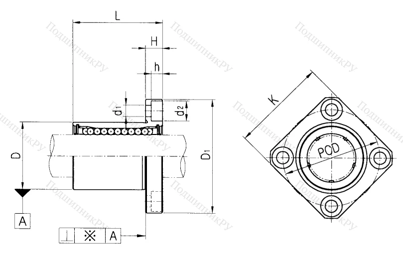 Подшипник LMK 50 UU в Грозном 