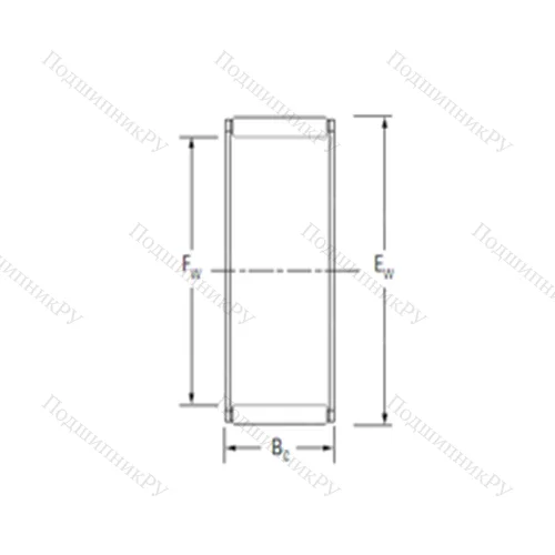 Подшипник игольчатый радиальный WJC-091108