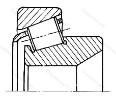 Подшипник  137205 размер 25x52x16,25