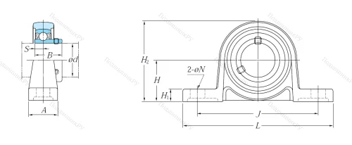 Подшипниковый узел UP 002 JE 1 в Грозном 