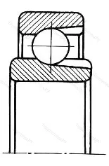 Модификация подшипника 6-900805 размер 25x37x6/7