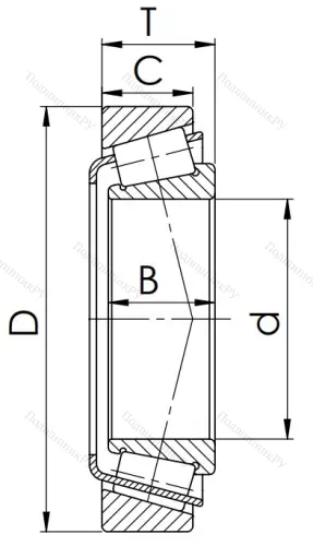 Конический роликовый подшипник 7518 (32218) в Грозном 