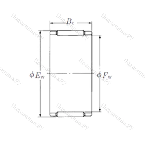 Подшипник игольчатый радиальный FBNP-8118