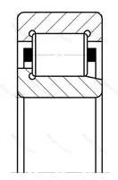 Модификация подшипника 42411М размер 55x140x33 ГПЗ-3