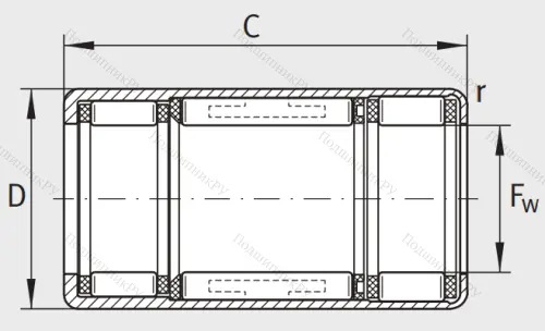 Подшипник обгонной муфты обгонная муфта HFL 1626-L 564 в Грозном 
