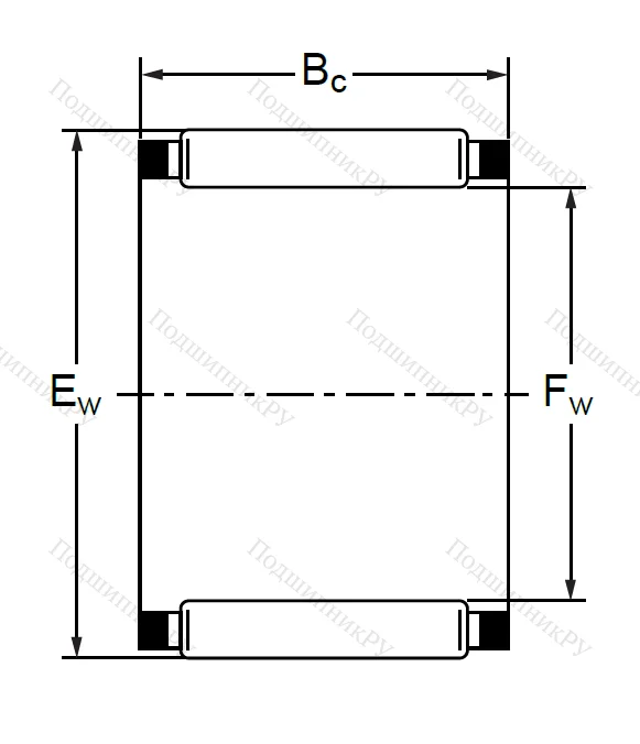 Подшипник K 38x43x30 (KT) в Грозном 