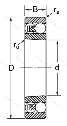 Двухрядный шариковый подшипник 1216 K в Грозном 