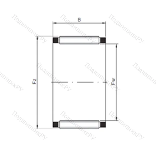 Подшипник игольчатый радиальный K 25x29x13 от производителя  CX