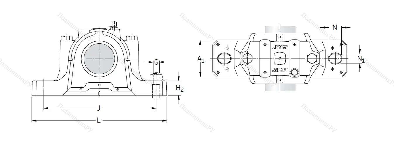 Подшипниковый корпус SE 510-608 (SNL 510-608) в Грозном 