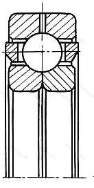 Подшипник  126100 размер 10x26x8