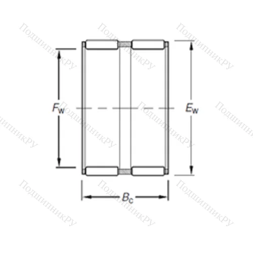 Подшипник игольчатый радиальный K 25X 30X 26ZW