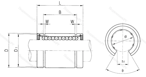 Подшипник LME 16 UU OP в Грозном 