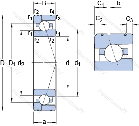 Подшипник 7022 ACE/HCP 4AL 1