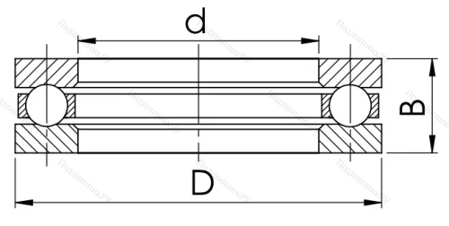Упорный шариковый подшипник 8320 (51320) в Грозном 