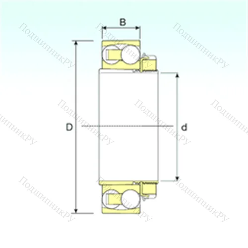 Подшипник шариковый радиальный самоцентрирующийся 1205 KTN 9+H 205