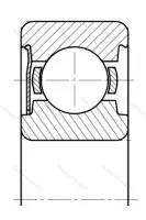 Модификация подшипника 60322 размер 110x240x50 ГПЗ-34 от производителя  ГПЗ-34