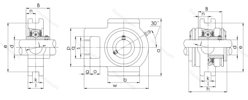 Подшипниковый узел UCT 207 в Грозном 