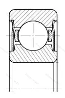 Подшипник E 10/E размер 10x28x8