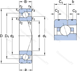 Подшипник 7006 ACE/P 4AL