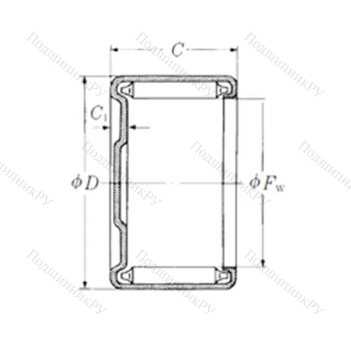 Подшипник игольчатый радиальный MJH-781 от производителя  NSK