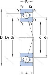 Подшипник 7015 ACE/HCP 4A