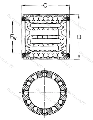 Подшипник LBBR 50-2LS в Грозном 