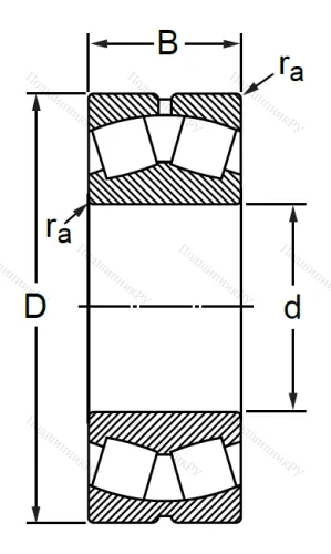 Сферический роликовый подшипник 3636 АМН (22336 MBW 33) в Грозном 