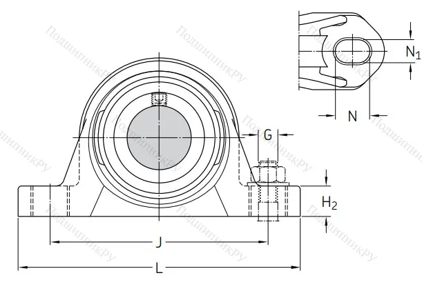 Подшипниковый корпус SYK 506