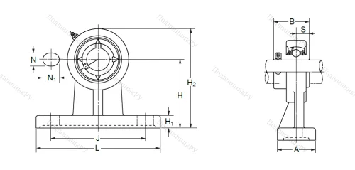 Подшипниковый узел UCPH 210 (UCHP 210) в Грозном 
