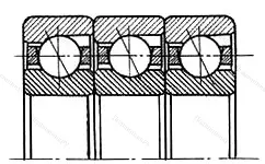 Модификация подшипника 2В0-666322Е1 размер 110x240x150 от производителя  ГПЗ-1