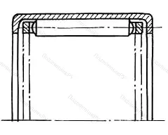 Модификация подшипника 134906Е размер 30x38x24 от производителя  ГПЗ-13