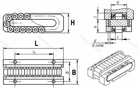 Модификация подшипника 6-1207 размер 35x72x17