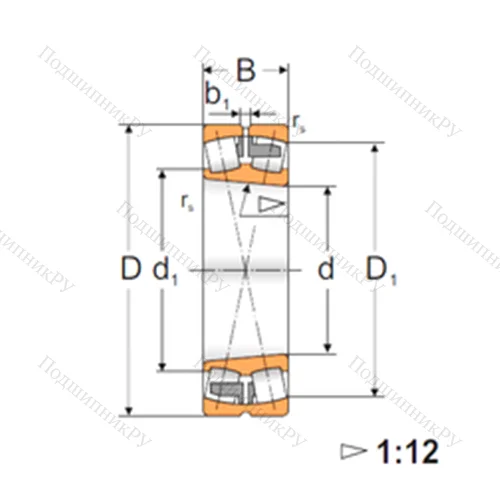 Подшипник роликовый радиальный самоцентрирующийся 22334 ACKMAW 33