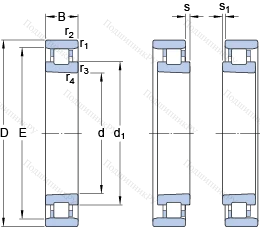 Подшипник N 1020 KTNHA/HC 5SP