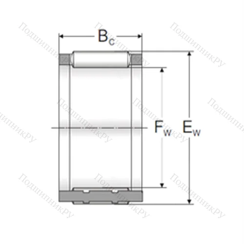 Подшипник игольчатый радиальный K 14X 18X 20