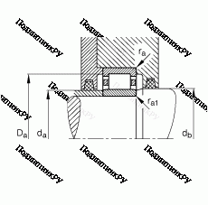 Подшипник NU 1006-M 1